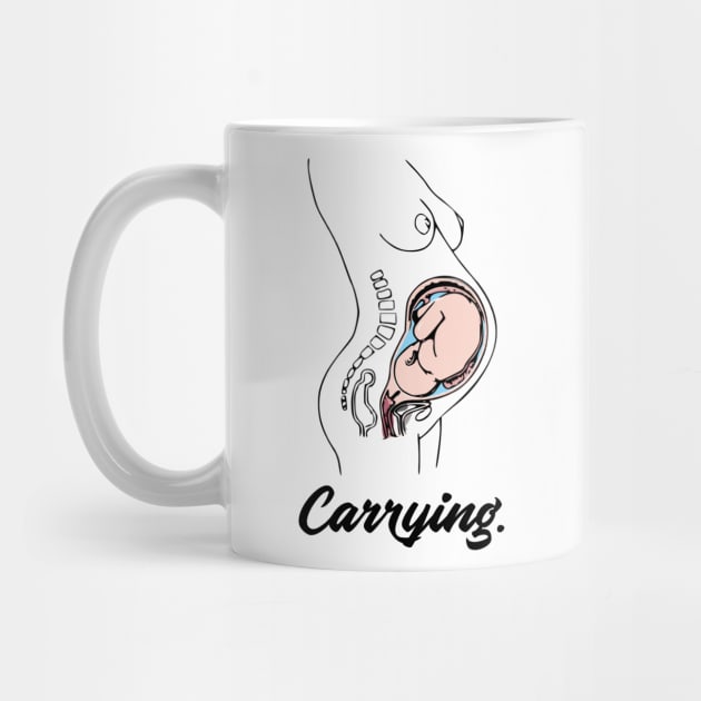 Carrying Pregnant Woman Anatomy - Medical Student in Medschool by Medical Student Tees